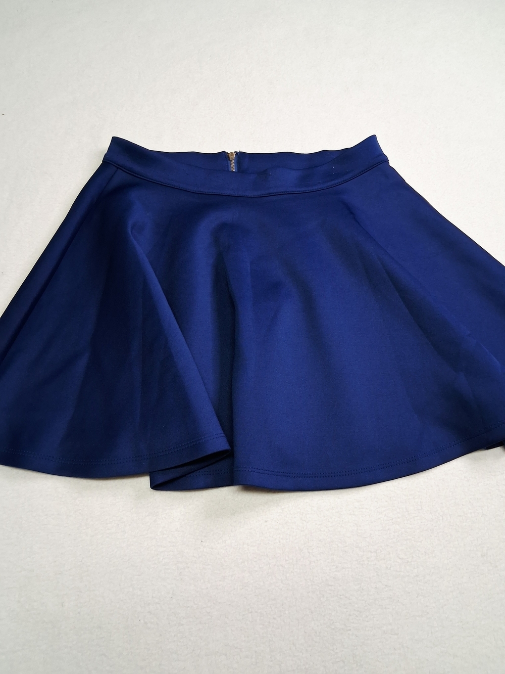 4/20$ UK2LA Navy Flared Skater Mini Skirt - Picture 3 of 6